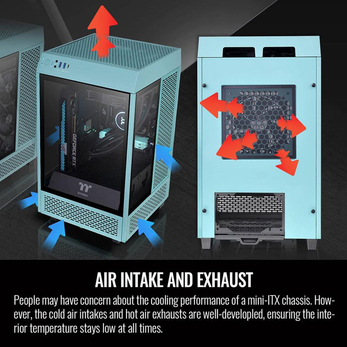 Thermaltake Tower 100 Turquoise Case