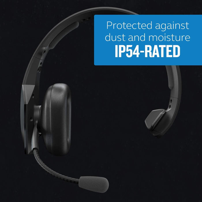BlueParrott B550-XT Bluetooth Mono Noise-Canceling Headset + Power Bank + Protection Pack