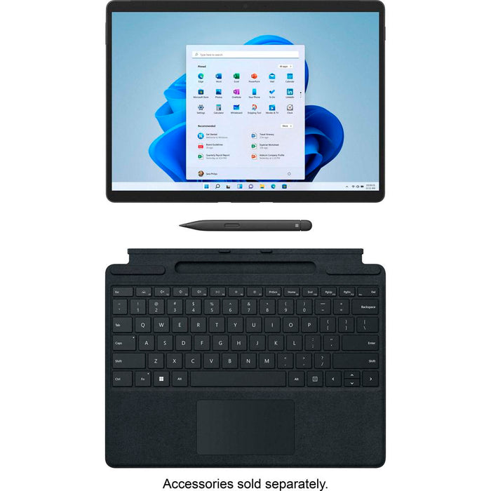 Microsoft Surface Pro 8 13" Touch Screen i7 16GB Memory 256GB SSD, Graphite - Open Box