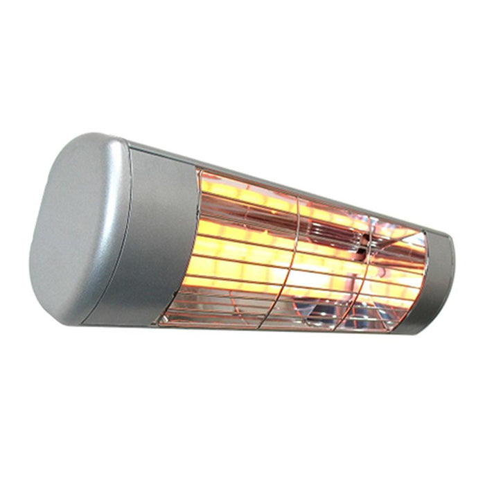 SUNHEAT WL15-B 1500W Commercial Outdoor Wall Mount Heater Silver 2 Pack