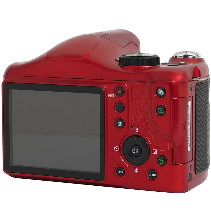 Polaroid  iE6035 18MP 60x Optical Zoom Digital Camera , Red