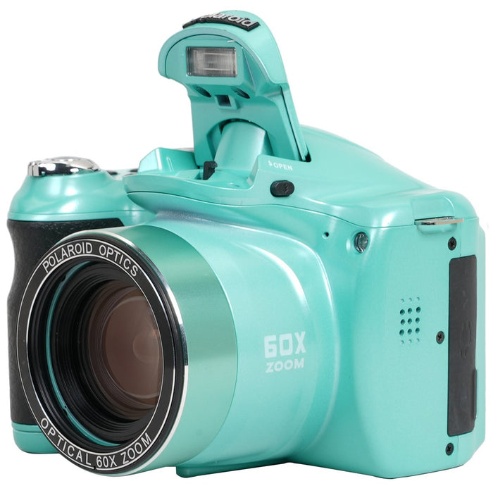 Polaroid  iE6035 18MP 60x Optical Zoom Digital Camera , Teal