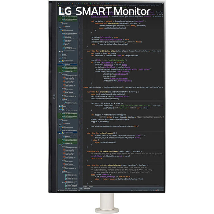 LG 32" 4K UHD Smart Monitor with webOS and Ergo Stand (32SQ780S-W)