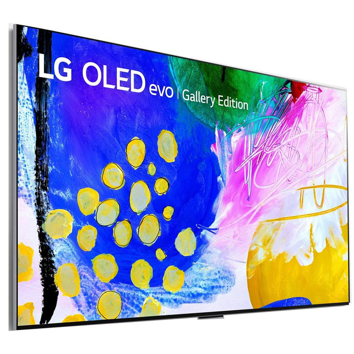 LG OLED77G2PUA 77" HDR 4K Smart OLED TV (2022) (Renewed) + 2 Year Protection Pack