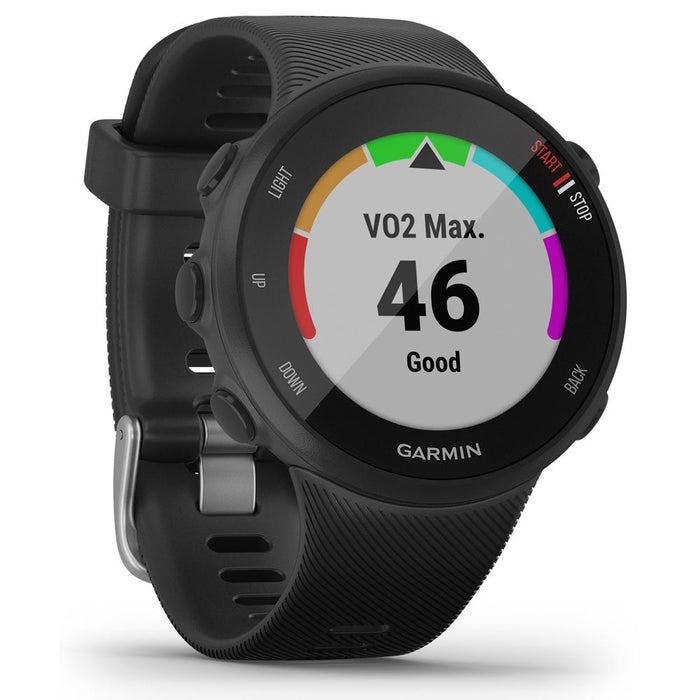 Garmin Forerunner 45S GPS Running Smartwatch Black Renewed with 2 Year Warranty