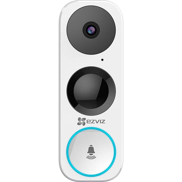 EZVIZ DB1 - Smart Video Doorbell, Wi-Fi Connected, 180 Degree Vertical FOV - Open Box