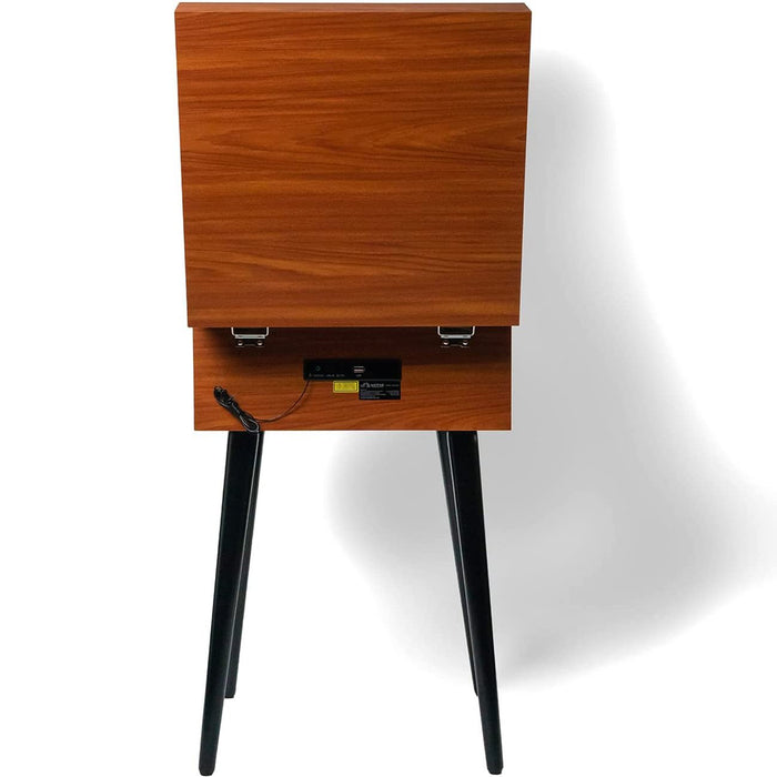Victor Newbury 8-in-1 Wood Music Center with Chair Height Legs, Mahogany (VWRP-3500-MH)