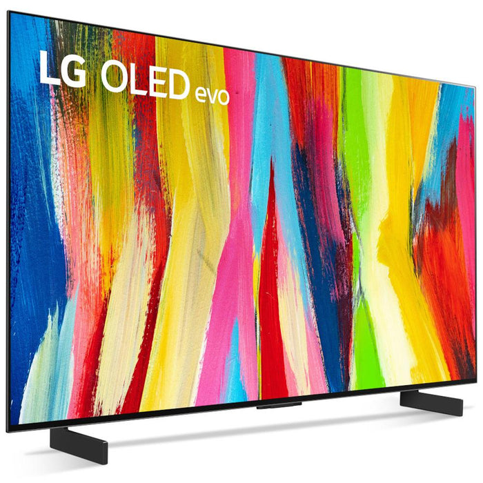 LG 77 Inch HDR 4K Smart OLED Evo TV (2022) (Renewed) + 2 Year Protection Pack