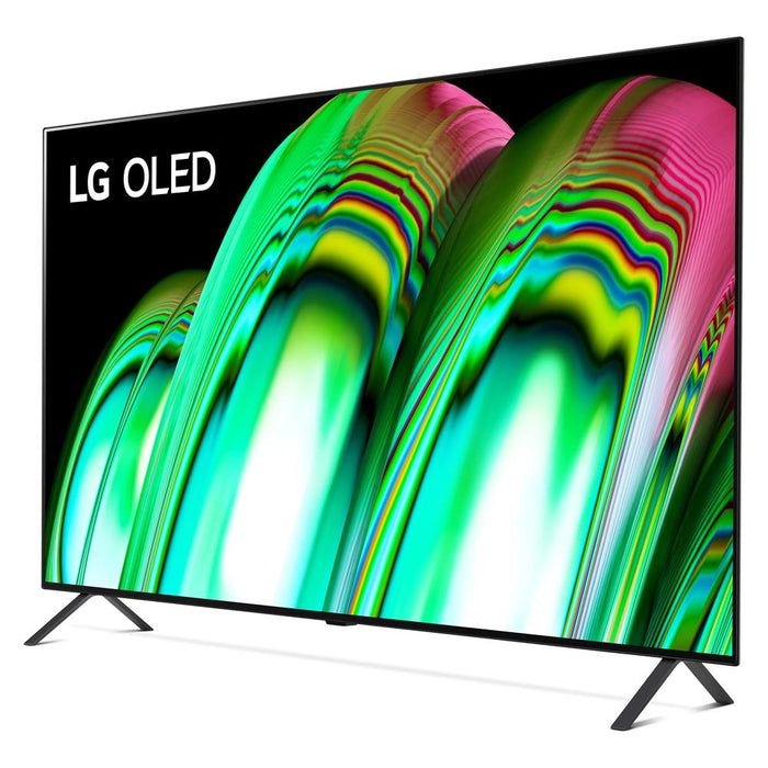 LG OLED55A2PUA 55" A2 Series 4K HDR TV (2022) (Renewed) + 2 Year Protection Pack