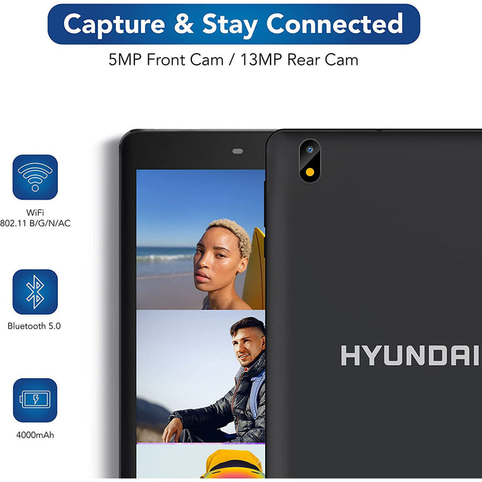 Hyundai HYtab Pro 8LA1 8" LTE Tablet, FHD IPS, 4GB/64GB (HT8LA1RBKNA01)
