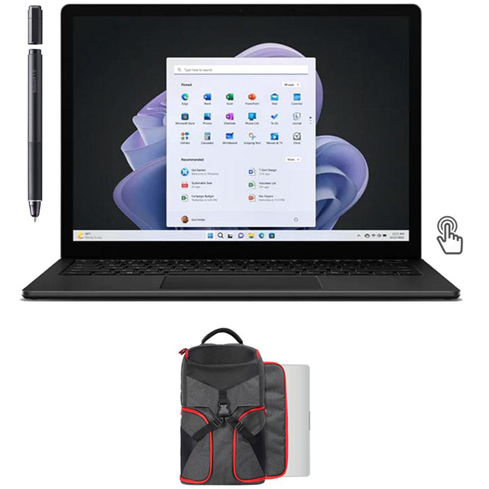 Microsoft Surface Laptop 5 15" Intel i7, 32GB/1TB Touch, Black + Accessories Bundle