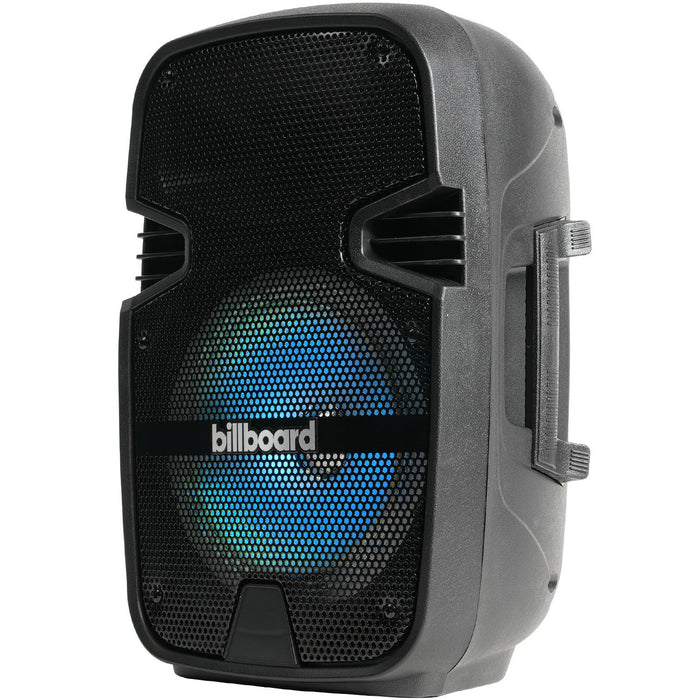 Billboard 8" Rechargeable Bluetooth Party Speaker with RGB Lighting, AUX/USB/TF CARD Play