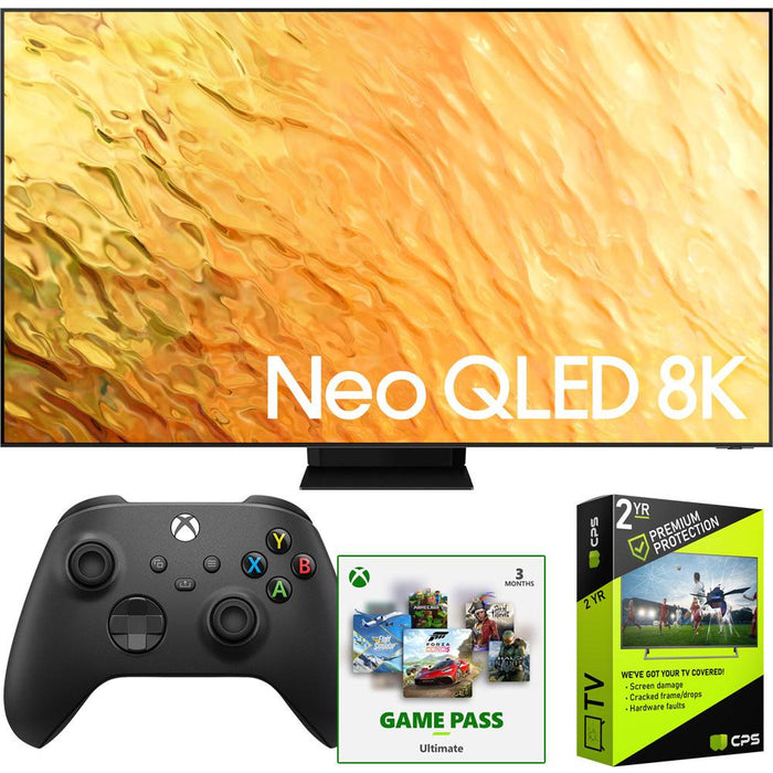 Samsung 65" QN800B Neo QLED 8K Smart TV (2022) Ultimate Bundle with Xbox Controller