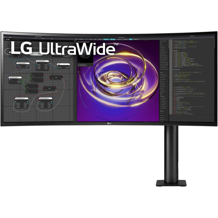 LG 34WP88CN-B 34" 21:9 Curved UltraWide QHD (3440 x 1440) PC Monitor - Open Box