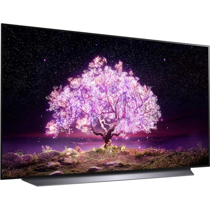 LG OLED48C1PUB 48 Inch 4K Smart OLED TV Certified Refurbished - Open Box