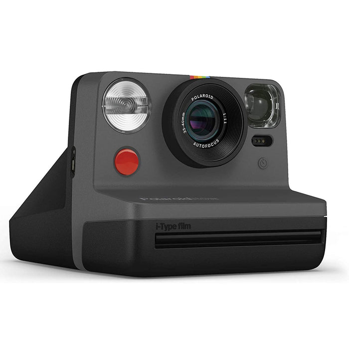Polaroid Originals Now Instant Camera (Black) and Everything Box with Color-Film