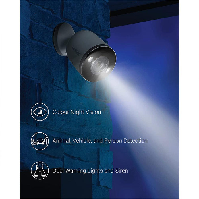 Lorex Smart Indoor/Outdoor 2K Wi-Fi Camera with Night Vision 2 Pack