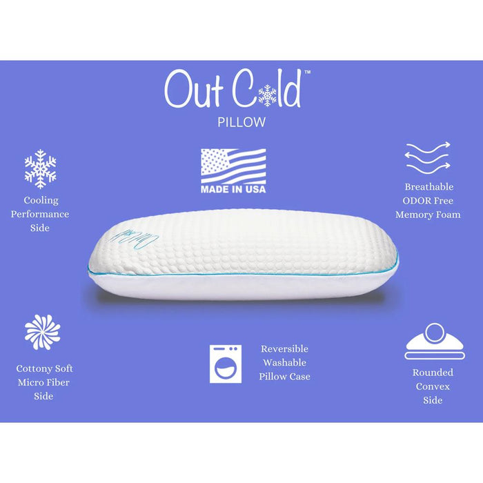 I Love Pillow Out Cold King Medium Pillow (T23-LO66)