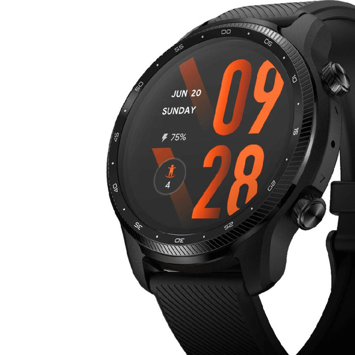 TicWatch Pro 3 Ultra GPS Smartwatch/Fitness Tracker, Black - WH12018 - Open Box
