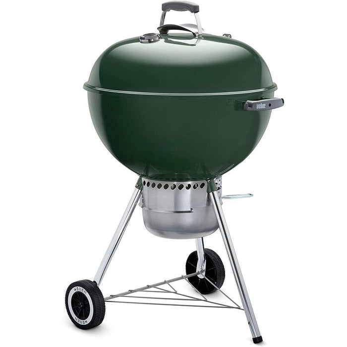 Weber Original Kettle Premium 22" Charcoal Grill Green with 2 Year Warranty