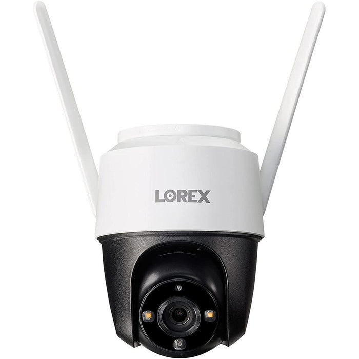 Lorex 2K Pan-Tilt Outdoor Wi-Fi Security Camera with Color Night Vision 2 Pack