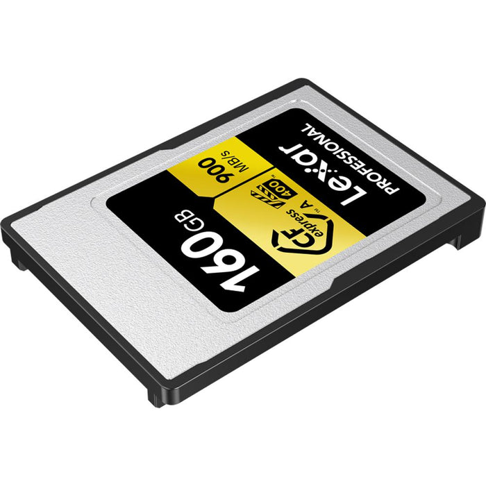 Lexar 160GB CFexpress Type A Pro Gold R900/W800 Memory Card + 64GB Memory Card