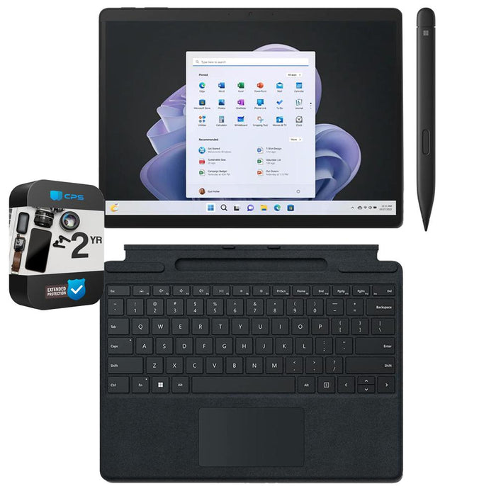 Microsoft Surface Pro 9 13" Tablet i5, 8/256GB, Graphite +Accessories +Extended Protection
