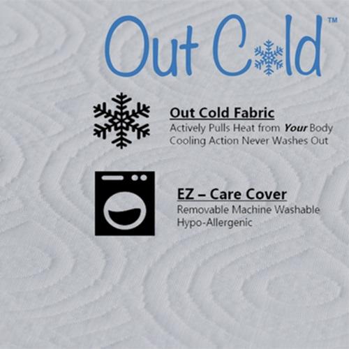 I Love Pillow Out Cold Copper Perfect Fit Memory Foam Queen Mattress (MAT-Q10 1DS)
