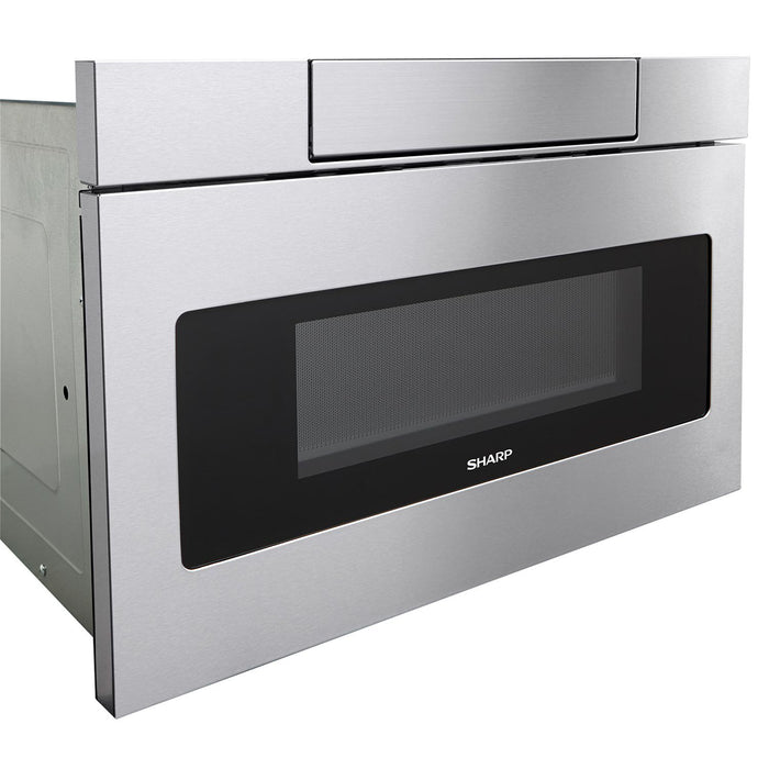 Sharp 24 in. 1.2 cu. ft. 950W Stainless Steel Microwave Drawer Oven
