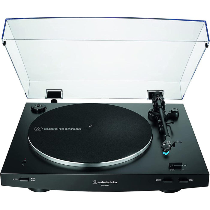 Audio Technica Fully Automatic Wireless Belt-drive Turntable, Black w/ Accessories Bundle