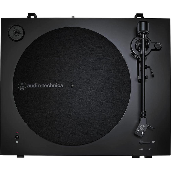 Audio Technica Fully Automatic Wireless Belt-drive Turntable, Black w/ Accessories Bundle