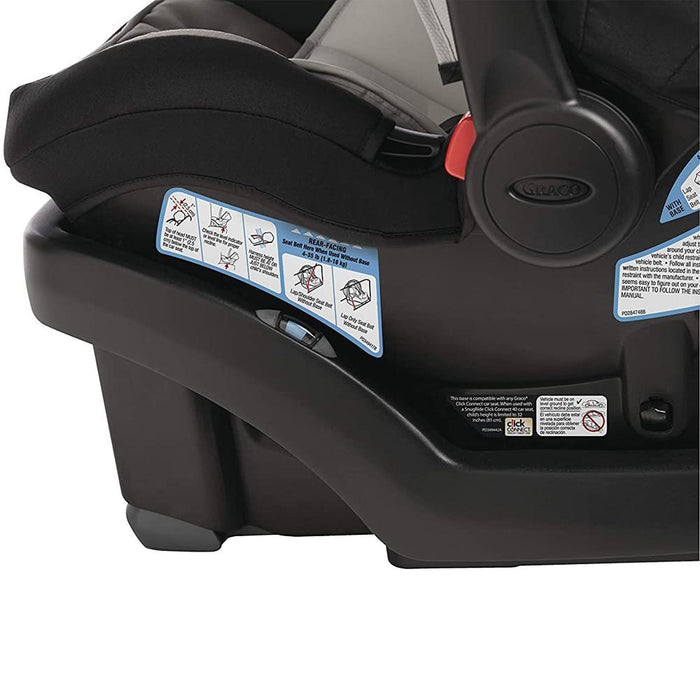 Graco SnugRide SnugLock Infant Car Seat Base, Black w/ Play Set + Warranty Bundle