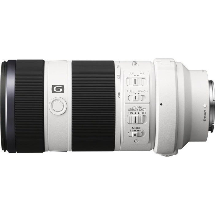 Sony 70-200mm Full Frame F4 G OIS Interchangeable E-Mount Lens for Sony Alpha Cameras