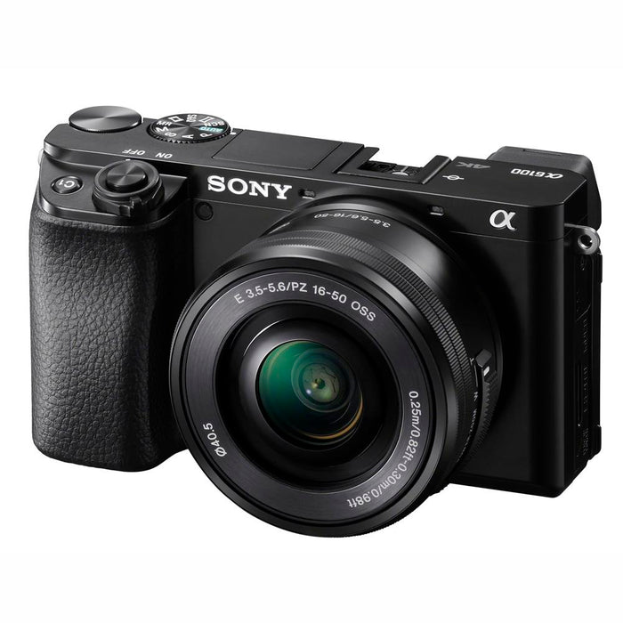 Sony Alpha a6100 APS-C Mirrorless Camera + 16-50mm + 55-210mm Lenses