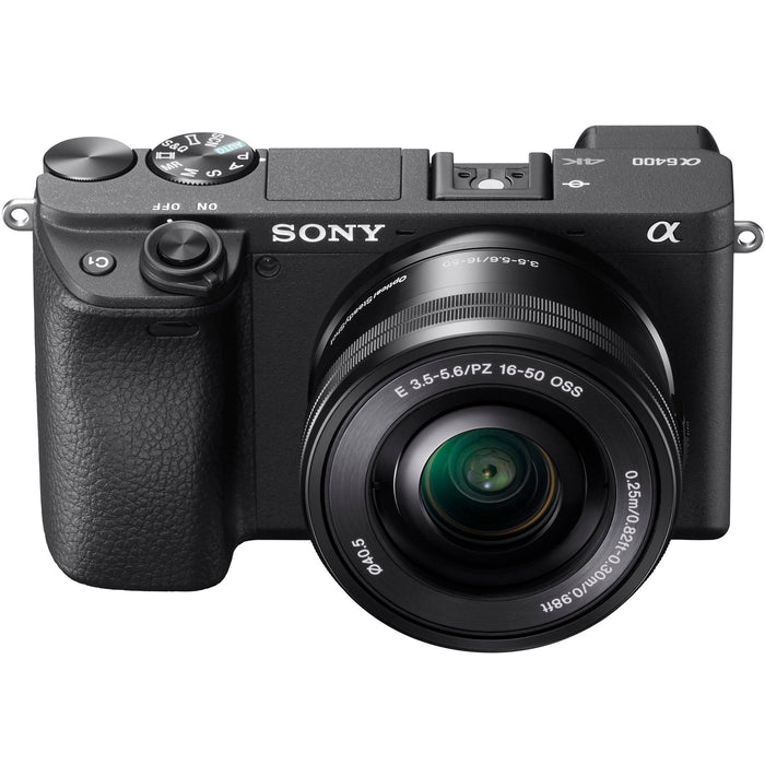 Sony a6400 Mirrorless APS-C Interchangeable-Lens Camera with 16-50mm Lens ILCE-6400L