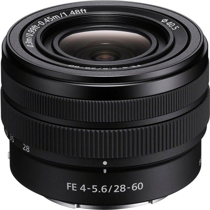 Sony FE 28-60mm F4-5.6 Full Frame Compact E-mount Zoom Lens SEL2860