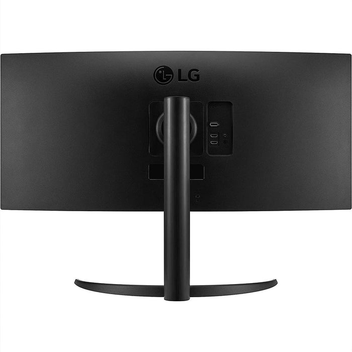 LG 34" Curved UltraWide QHD HDR FreeSync Premium Monitor with Cleaning Bundle