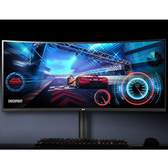 LG 34" Curved UltraWide QHD HDR FreeSync Monitor 2 Pack with 1 Year Warranty