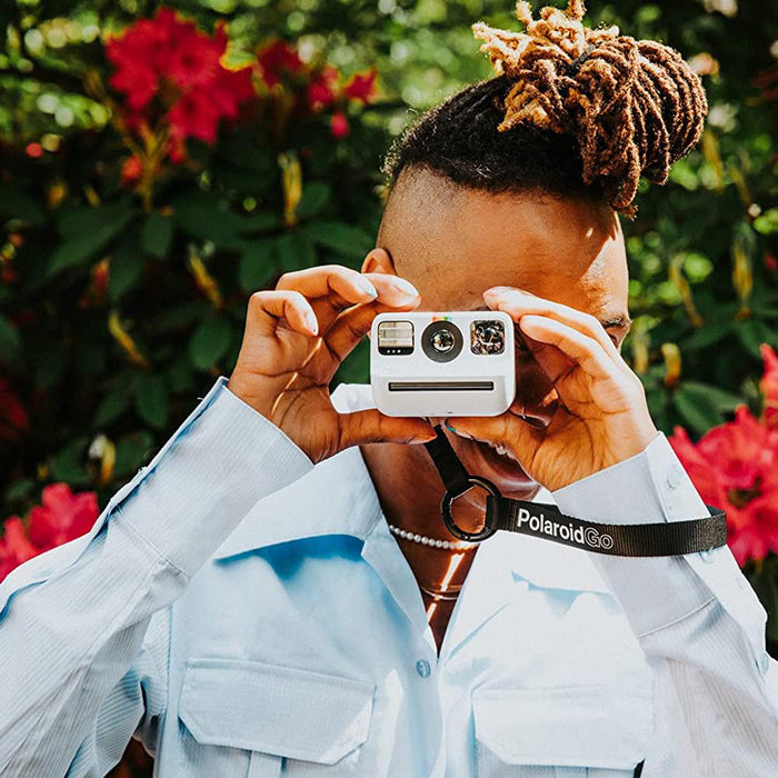 Polaroid Originals GO Mini Instant Camera White with Color Film Pack of 16