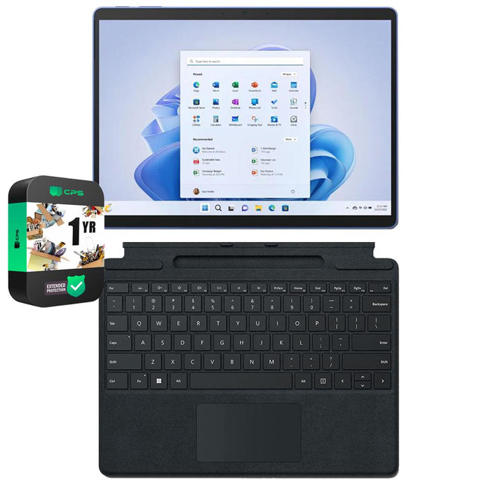 Microsoft Surface Pro 9 13" Tablet i5, 8/256GB, Sapphire w/ Keyboard +Extended Warranty