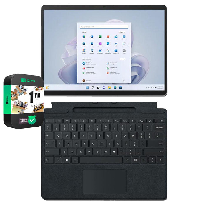 Microsoft Surface Pro 9 13" Tablet i7, 32GB/1TB, Platinum w/ Keyboard +Extended Warranty