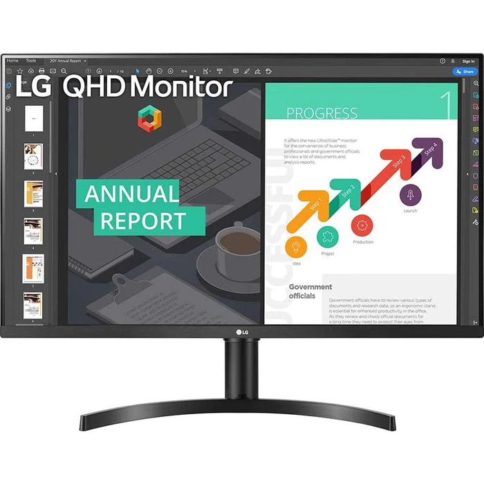 LG 32QN55T-B 32 inch QHD IPS HDR10 Monitor with FreeSync - Open Box