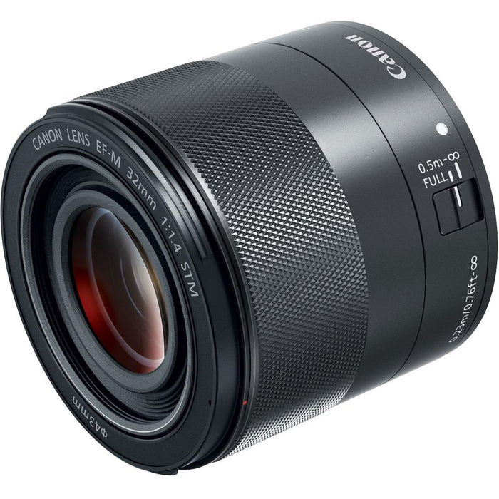 Canon EF-M 32mm f/1.4 STM Lens with 7 Year Extended Warranty