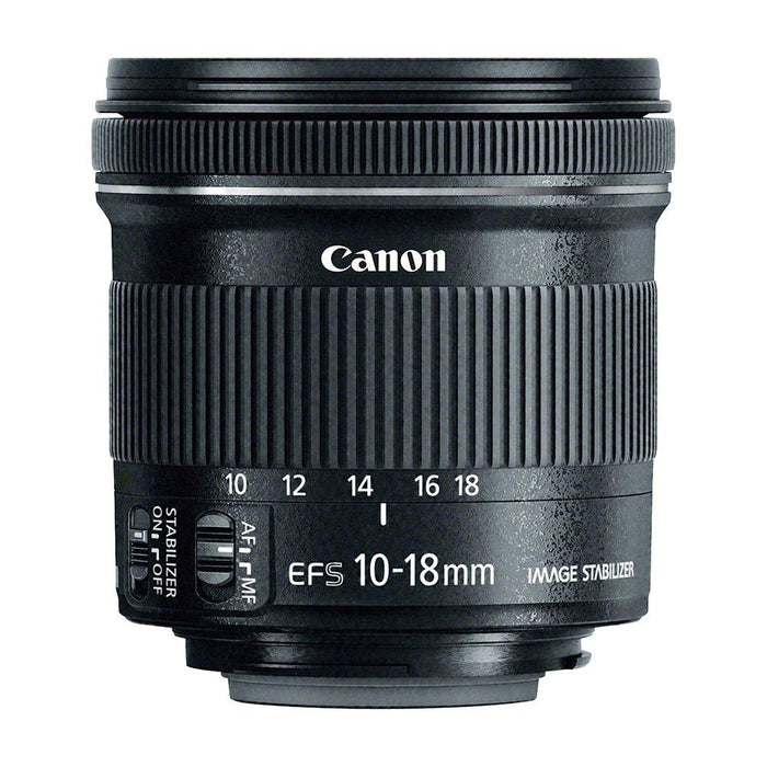 Canon EF-S 10-18mm F4.5-5.6 IS STM Lens with 7 Year Extended Warranty