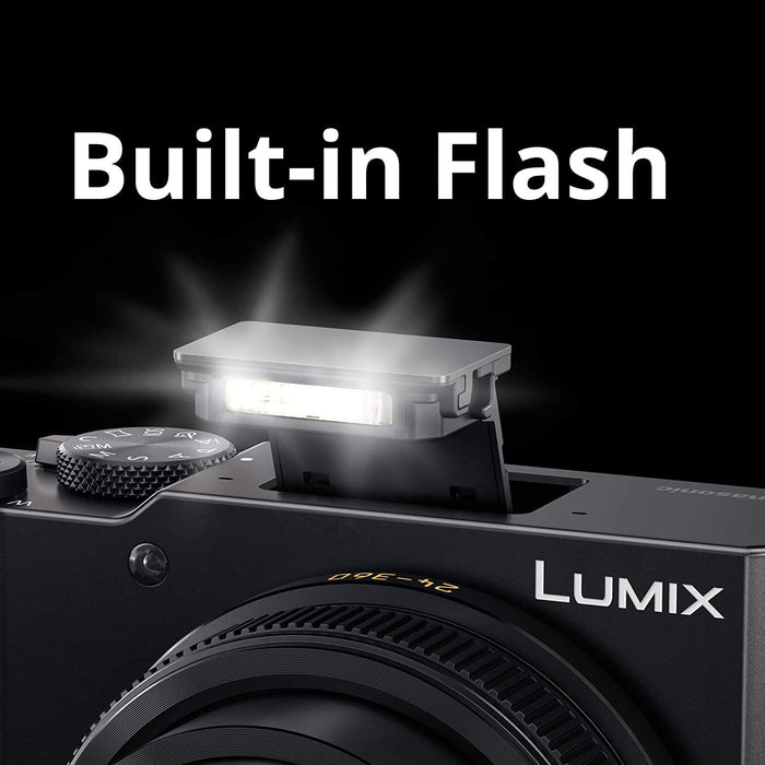 Panasonic LUMIX 4K Digital Camera ZS200D, 20 MP Sensor, 24-360mm LEICA DC Lens Zoom Silver