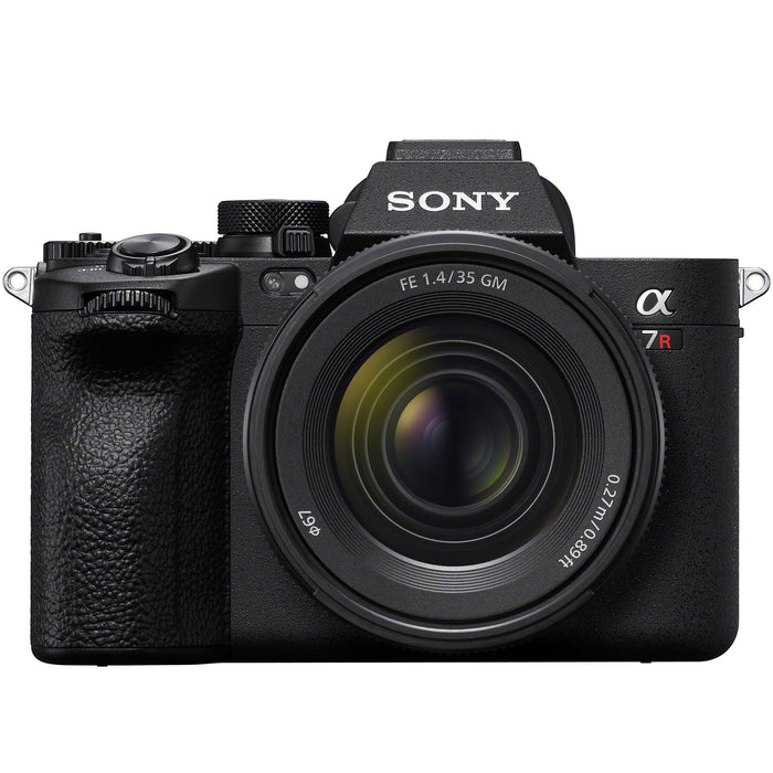 Sony a7R V Full Frame Mirrorless Camera + FE 35mm F1.4 GM Lens Kit SEL35F14GM Bundle