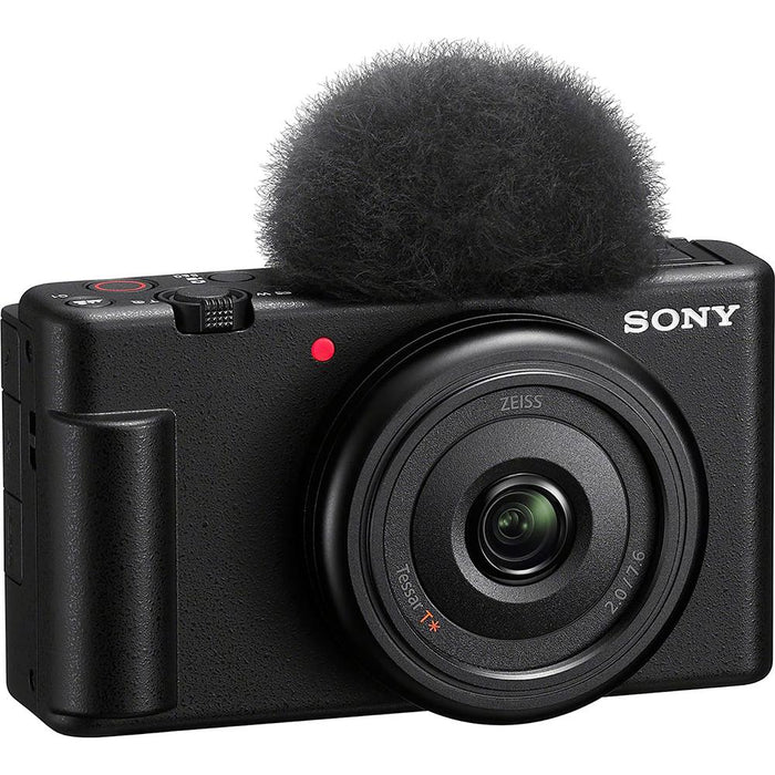 Sony ZV-1F Vlog Camera for Content Creators and Vloggers - Black ZV-1F/B - Open Box