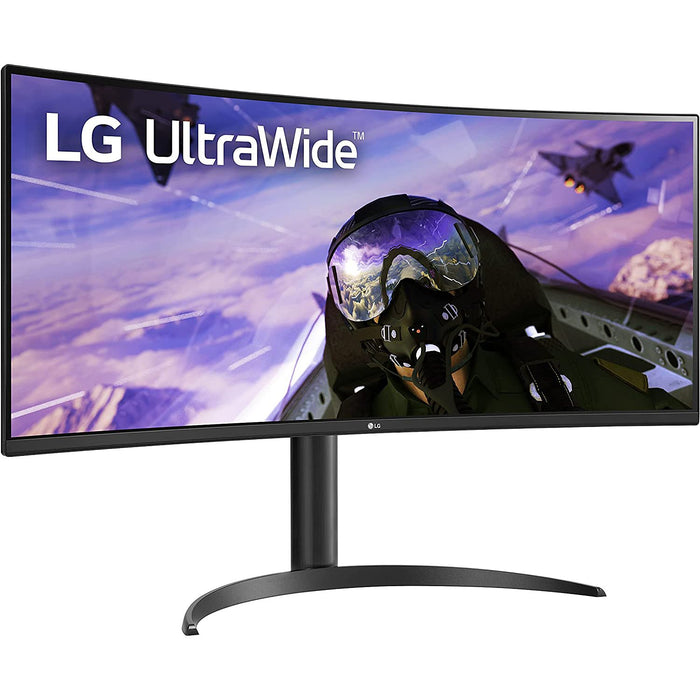 LG 34WP65C-B 34" Curved UltraWide QHD HDR Premium Monitor + Protection Pack