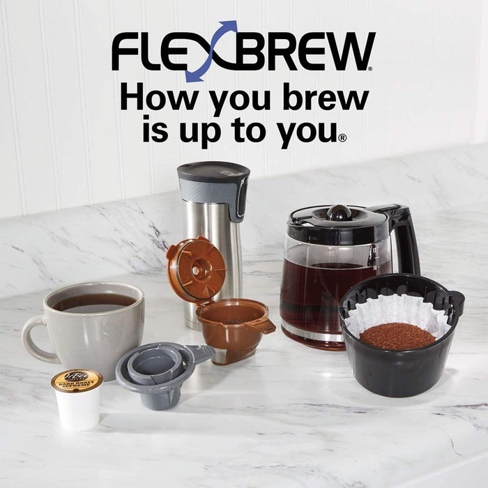 Hamilton Beach FlexBrew Trio Combination Coffee Maker Refurb. + K-Cup Pack
