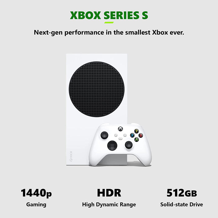 Microsoft Xbox Series S 512 GB All-Digital (Holiday 2022) + Extra Wireless Controller